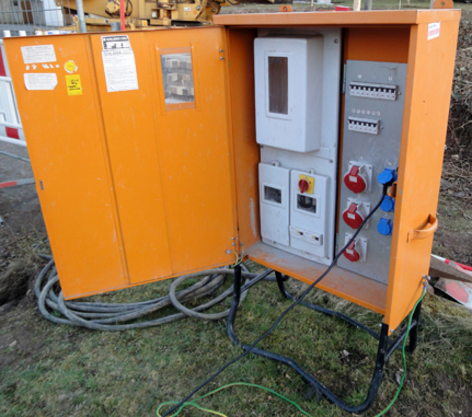 Baustromkasten bei Steffen Richter Elektroanlagen in Krostitz