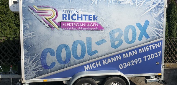 Kühlanhänger bei Steffen Richter Elektroanlagen in Krostitz